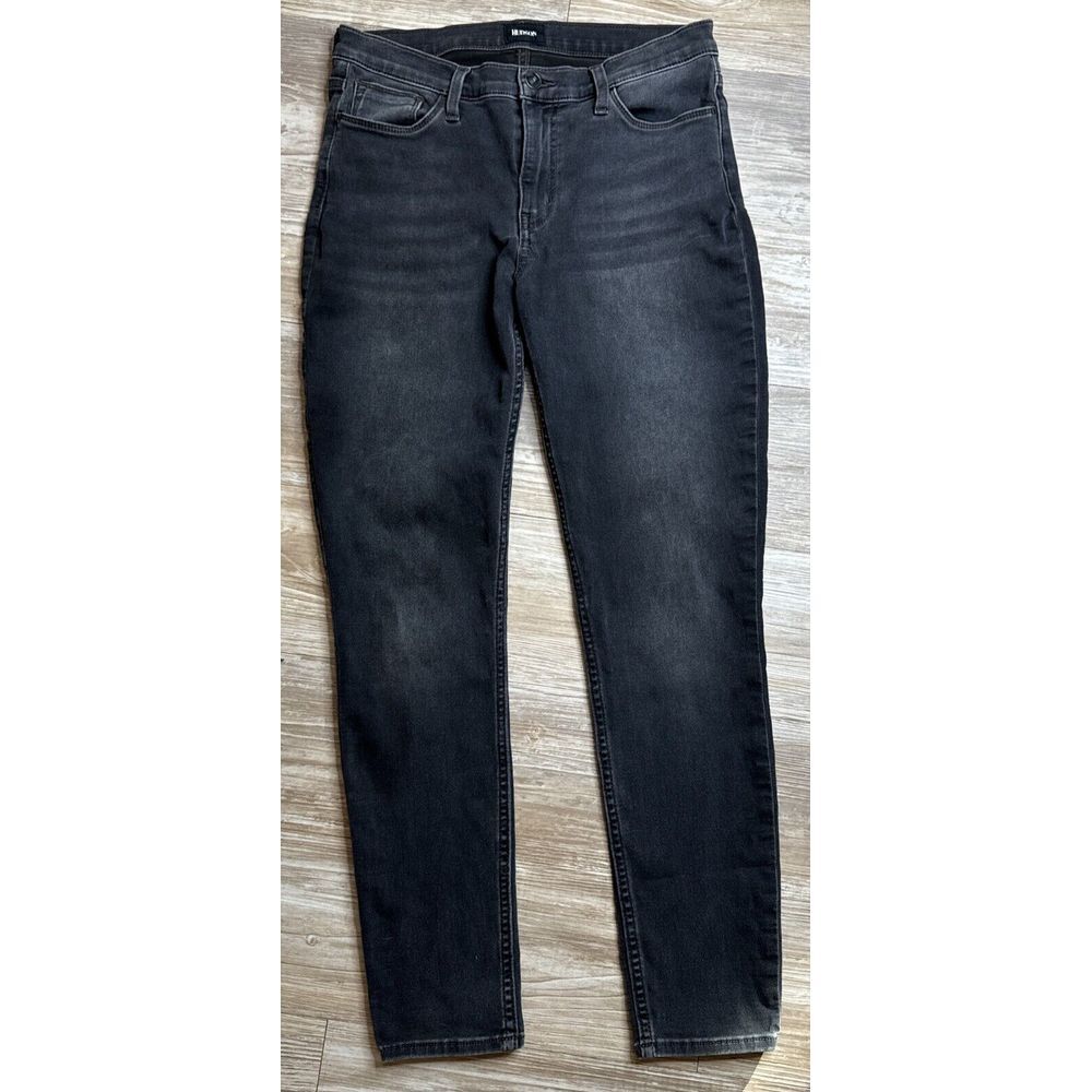 Hudson Natalie Super Skinny Midrise Ankle Women's ‎ 27 Black Jeans
